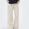 ONLBRUXELLES MW LIN BL TIE PANT PNT NOOS