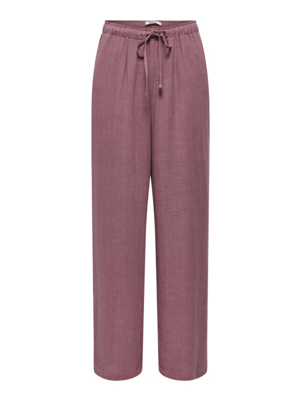 ONLSIESTA MW PULL-UP LINEN BL PNT NOOS